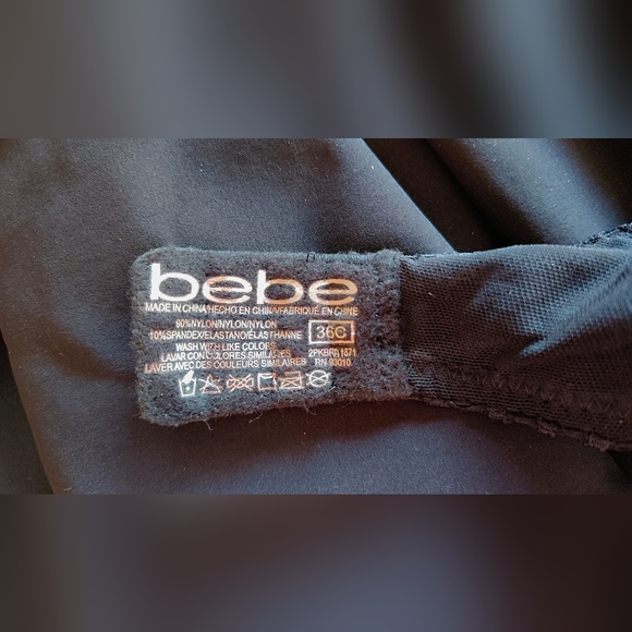 🩷 $10 | Bebe Black Lace Bra — NWOT — Size 36C 🖤 - Picture 4 of 6